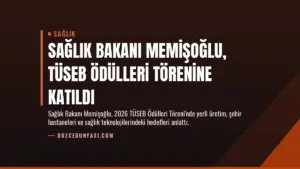 Sağlık Bakanı Memişoğlu, TÜSEB Ödülleri Törenine Katıldı